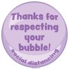 bubble decal purple